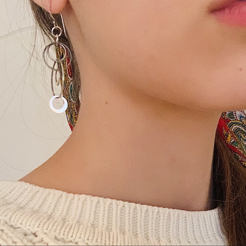 Circle-Design Earrings